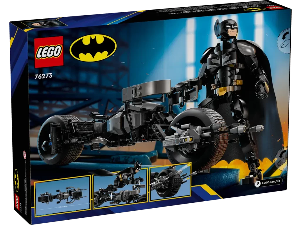 lego dc batman la figurine de batman a construire et la moto bat pod 76273 avis