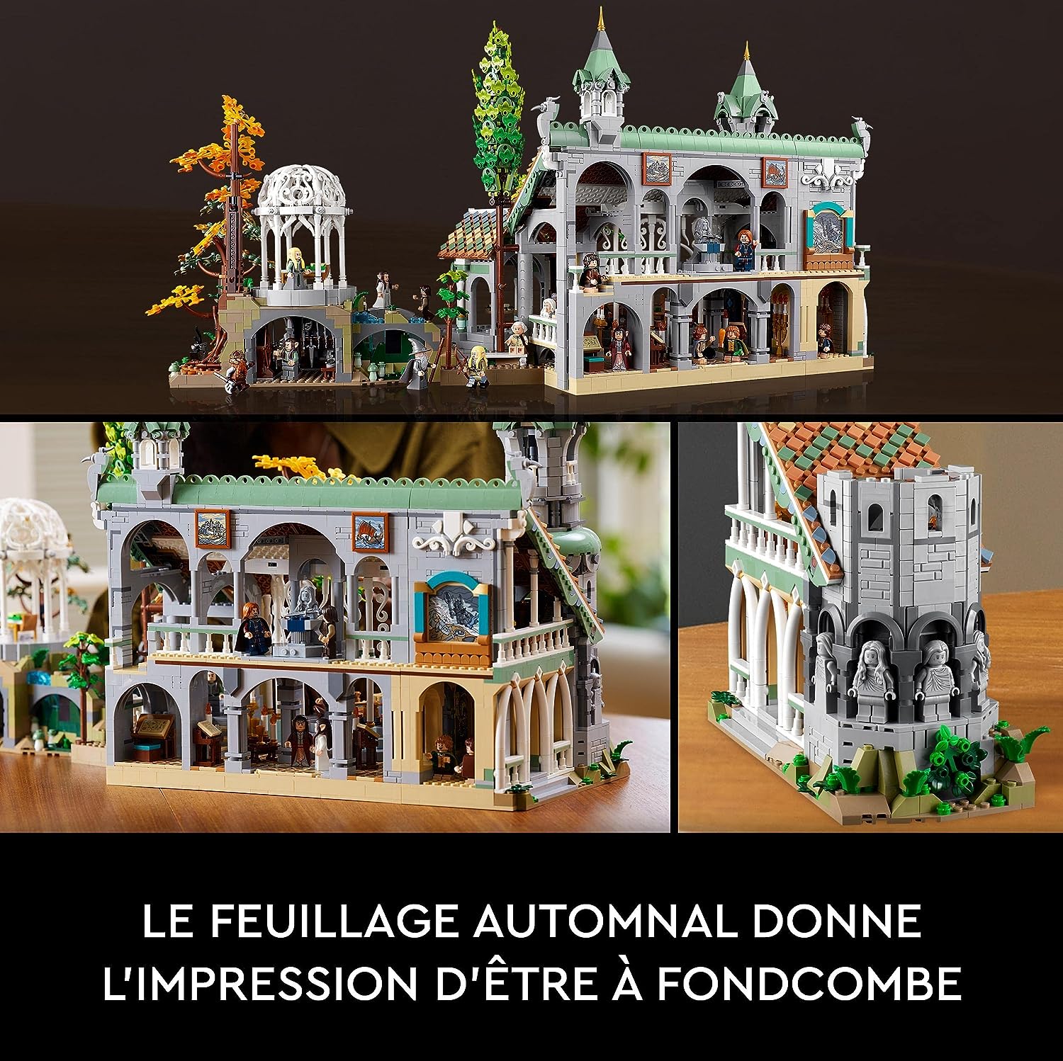 LEGO Fondcombe 10316 - détail de la salle du Conseil d'Elrond