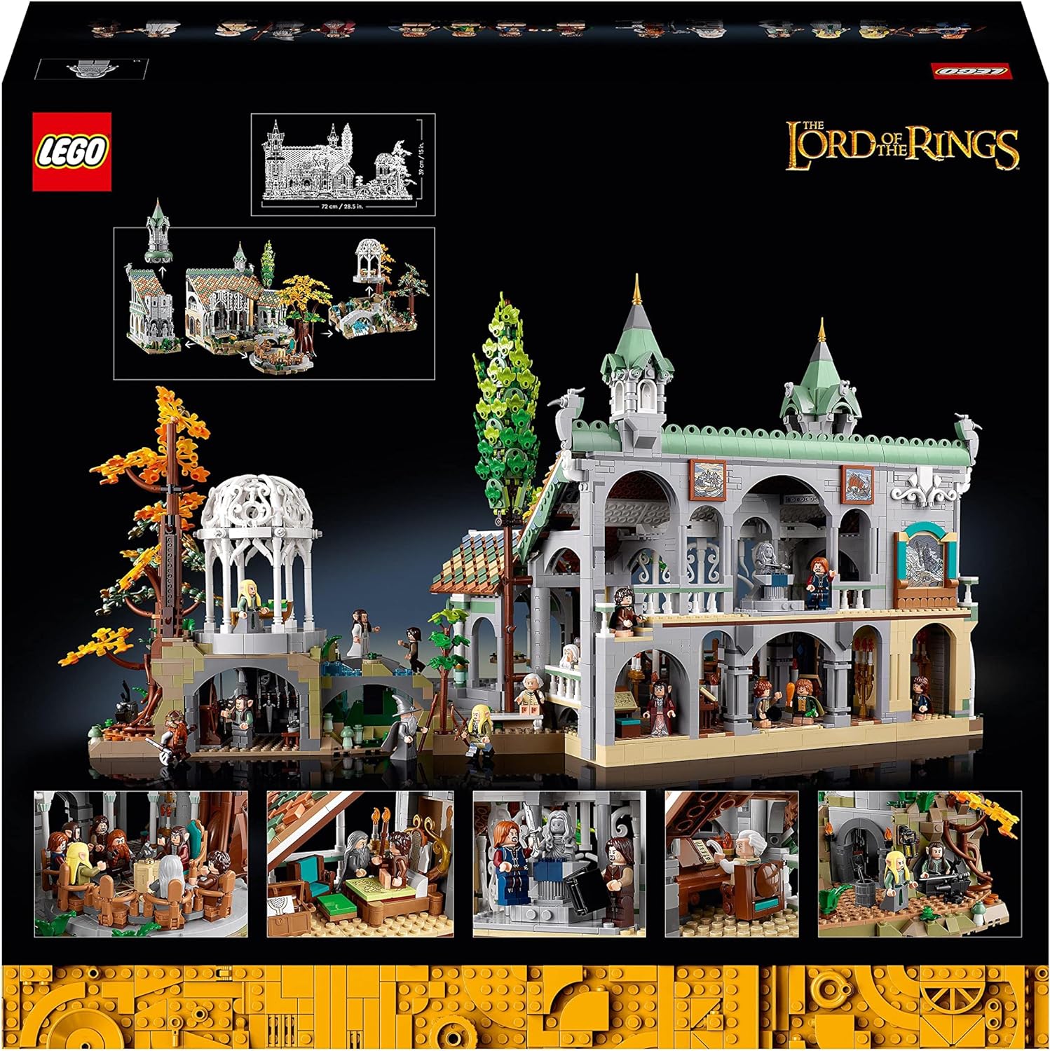 LEGO Fondcombe 10316 - minifigurines de la Communauté de l'Anneau
