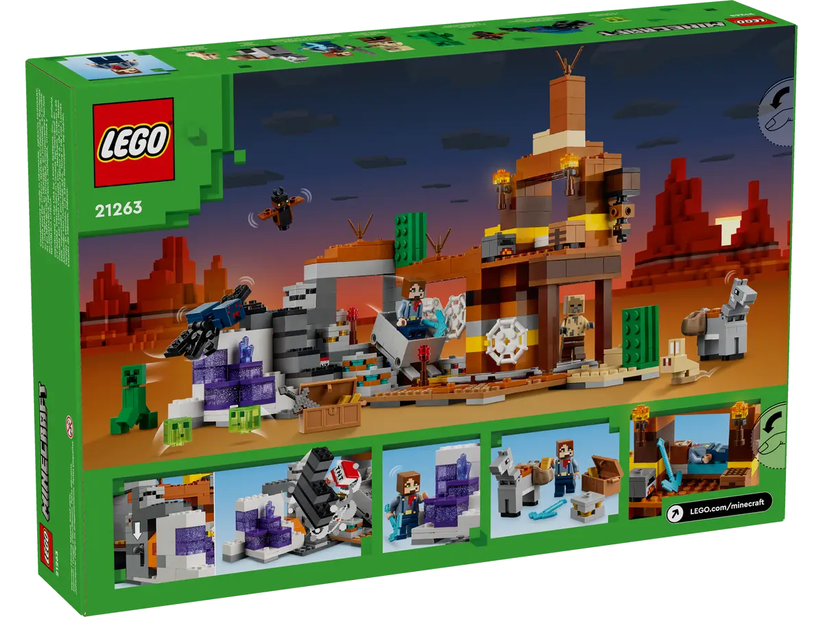LEGO Mine Badlands 21263 - TNT et Creeper en embuscade