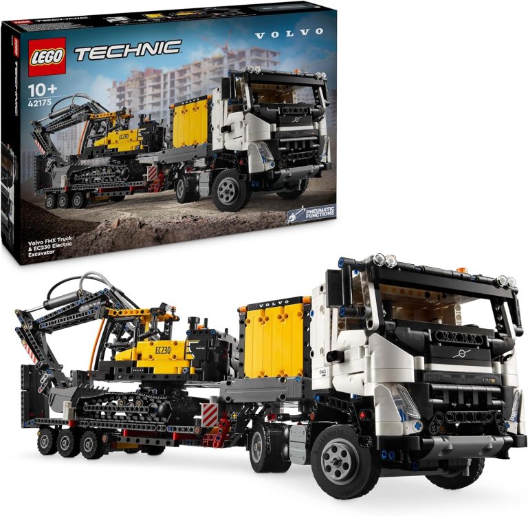 LEGO Technic Camion Volvo FMX et Pelleteuse Électrique EC230 42175 : Avis et test