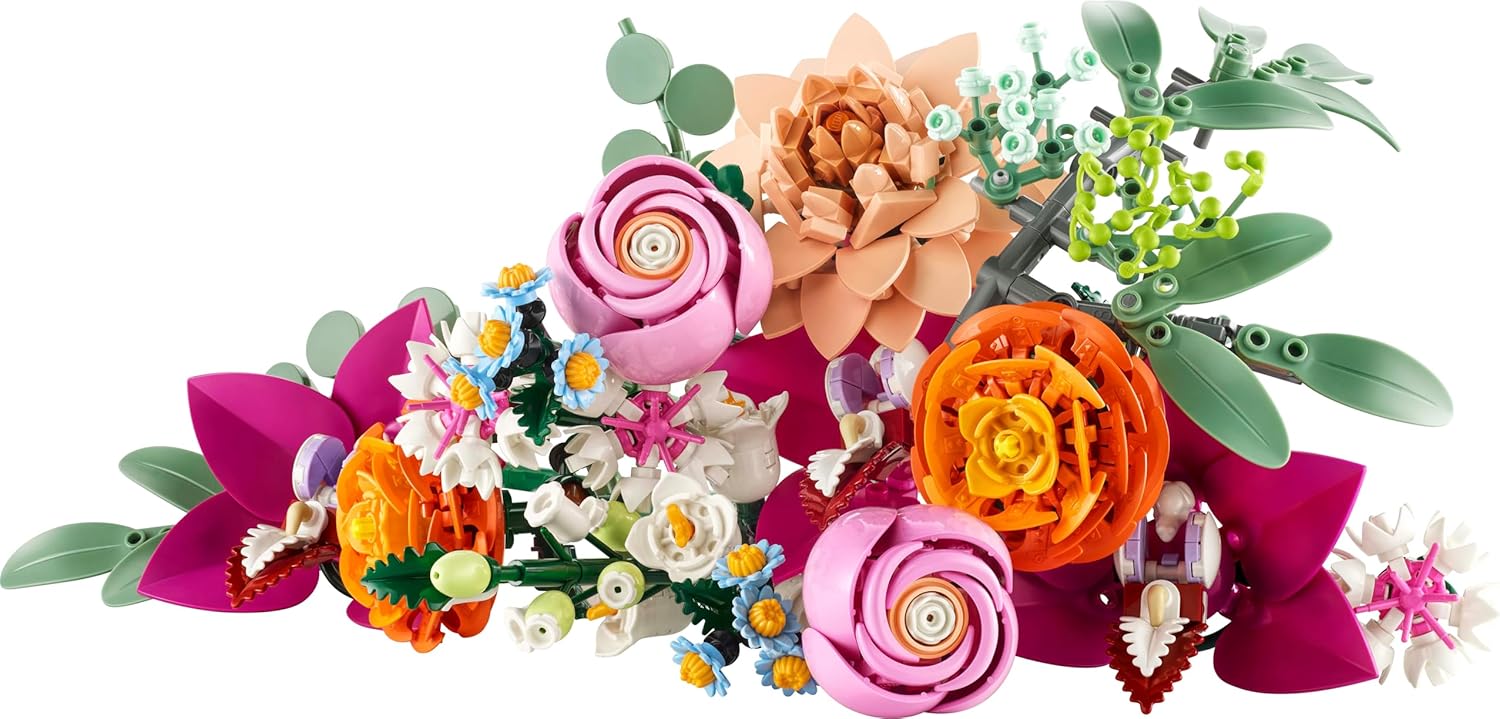 LEGO Botanicals Bouquet Fleurs Roses 10342 - vue alternative