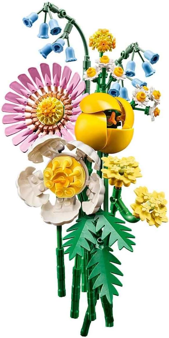 LEGO Botanicals Petit Bouquet Ensoleillé 10347 - détail fleurs