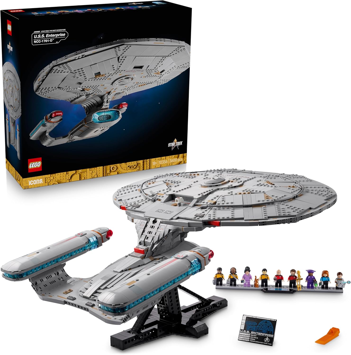 LEGO Star Trek Enterprise 10356 - vue d'ensemble