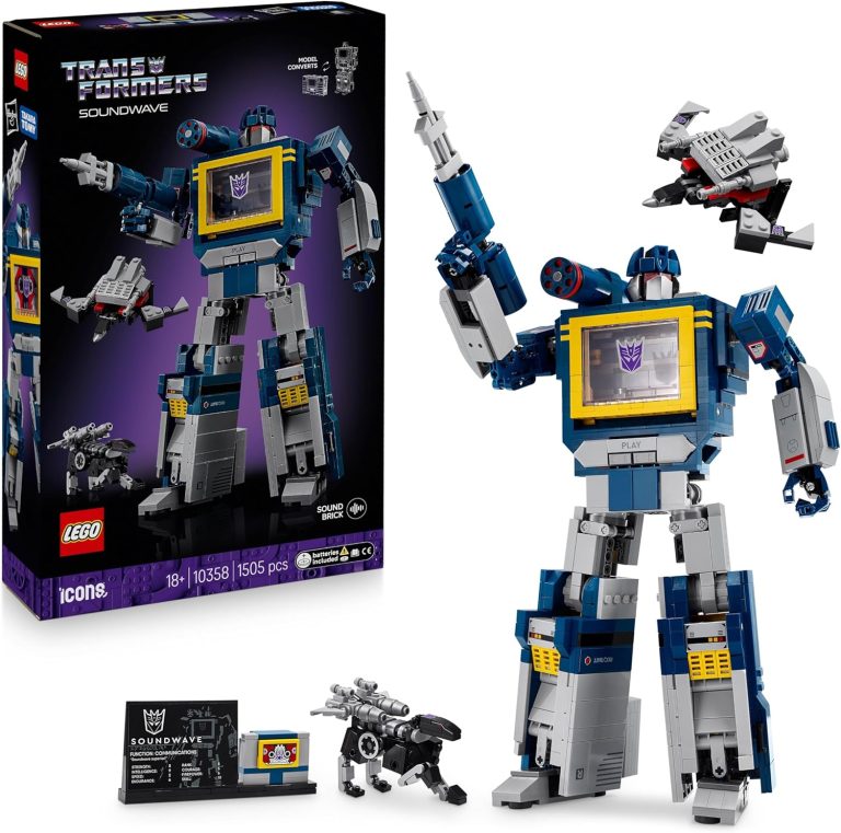LEGO Icons Transformers Soundwave 10358 : Avis et test