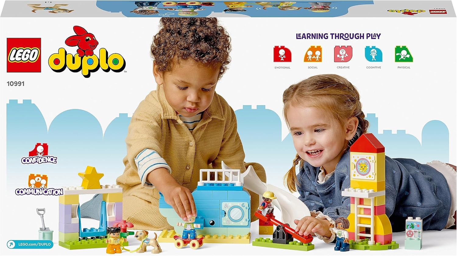 LEGO Duplo L'aire de jeux des enfants 10991 - mise en scene