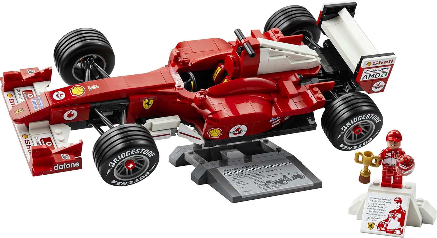 LEGO Icons Ferrari F2004 Schumacher 11375 - vue alternative