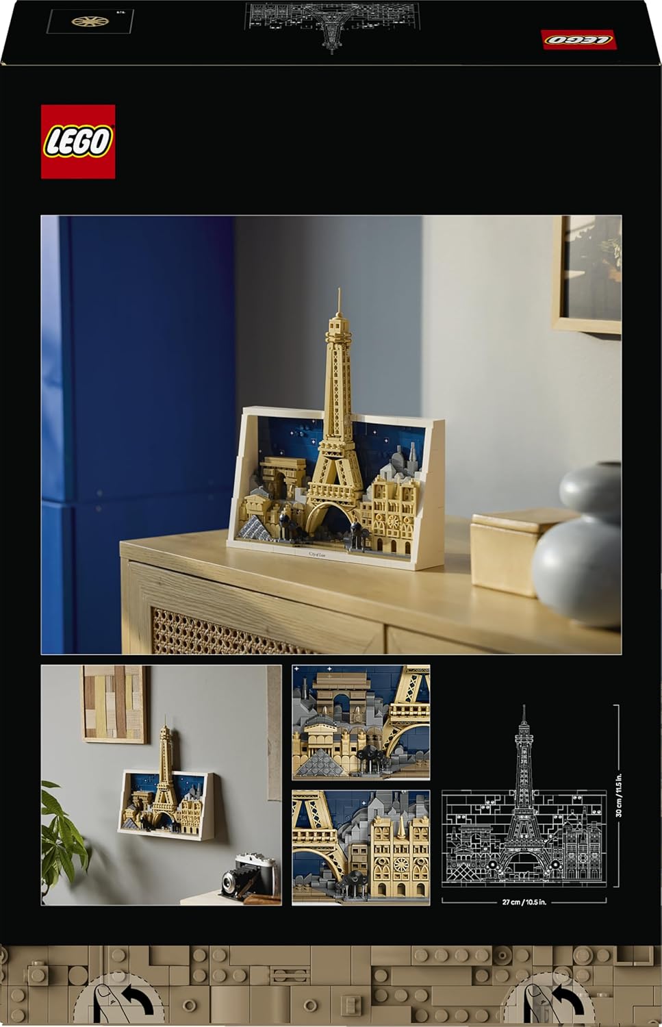LEGO Architecture Paris 21064 - mise en scène