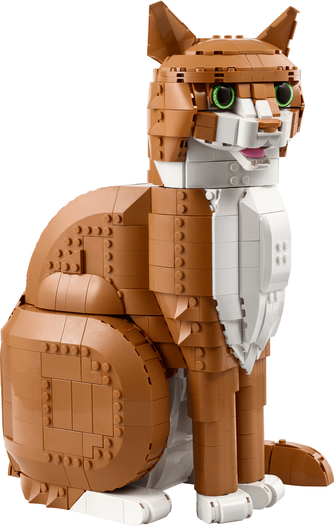 LEGO Ideas Chat Orange 21376 - vue alternative
