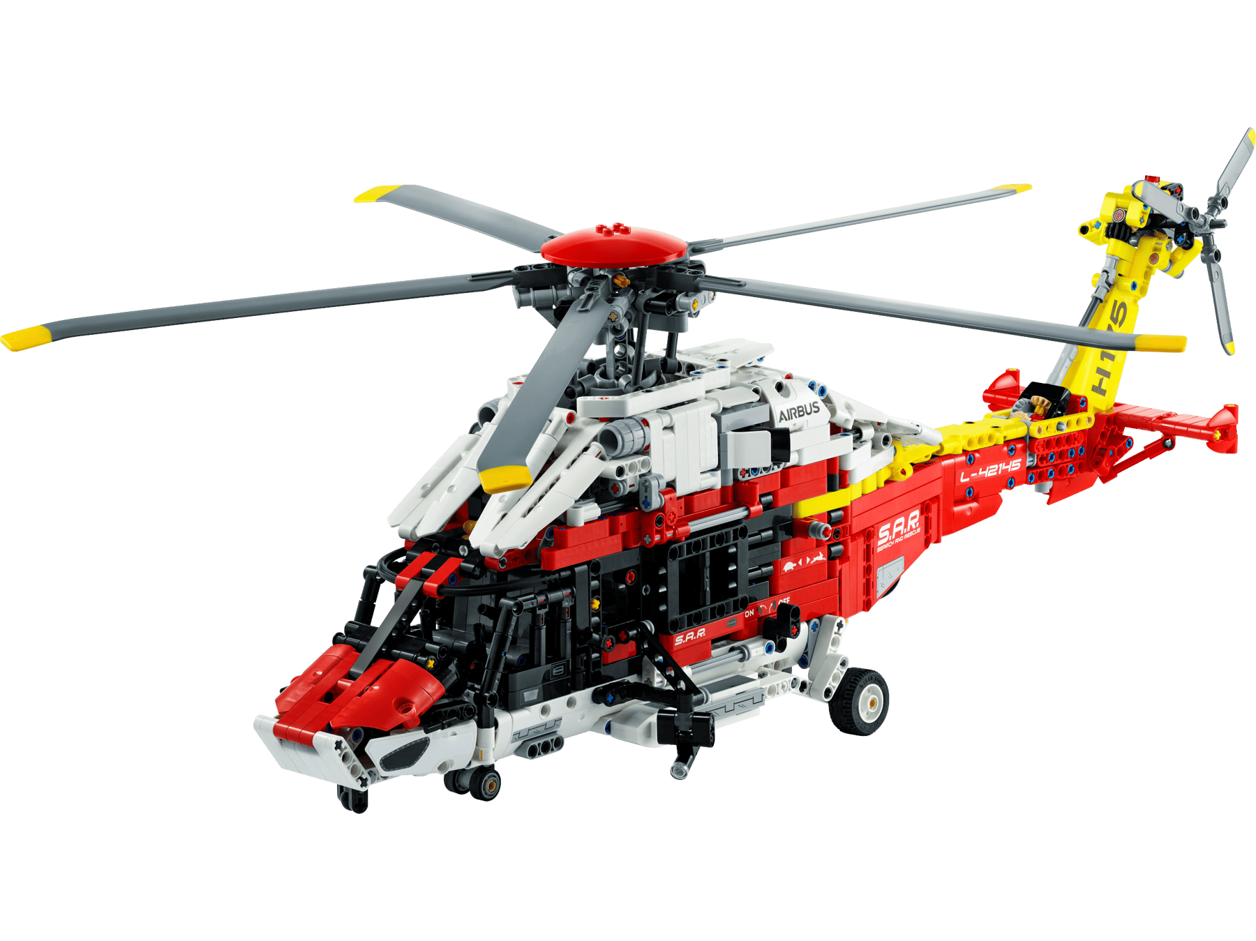 LEGO Technic L'hélicoptère de secours Airbus H175 42145 - vue alternative