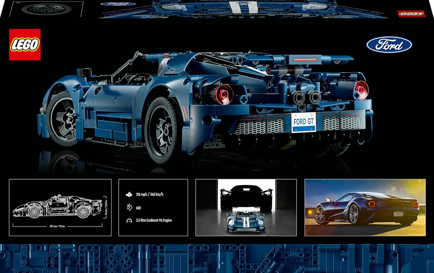 LEGO Technic Ford GT 2022 42154 - mise en scene