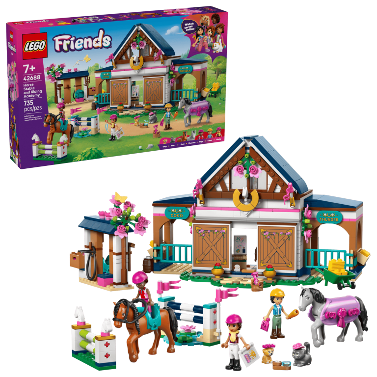 LEGO Friends L&rsquo;Écurie et l&rsquo;Académie d&rsquo;Équitation 42688 : Avis et test