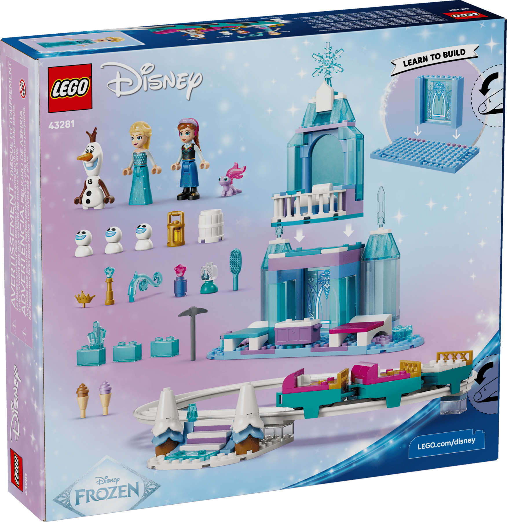 LEGO Disney Frozen Château Elsa 43281 - mise en scene
