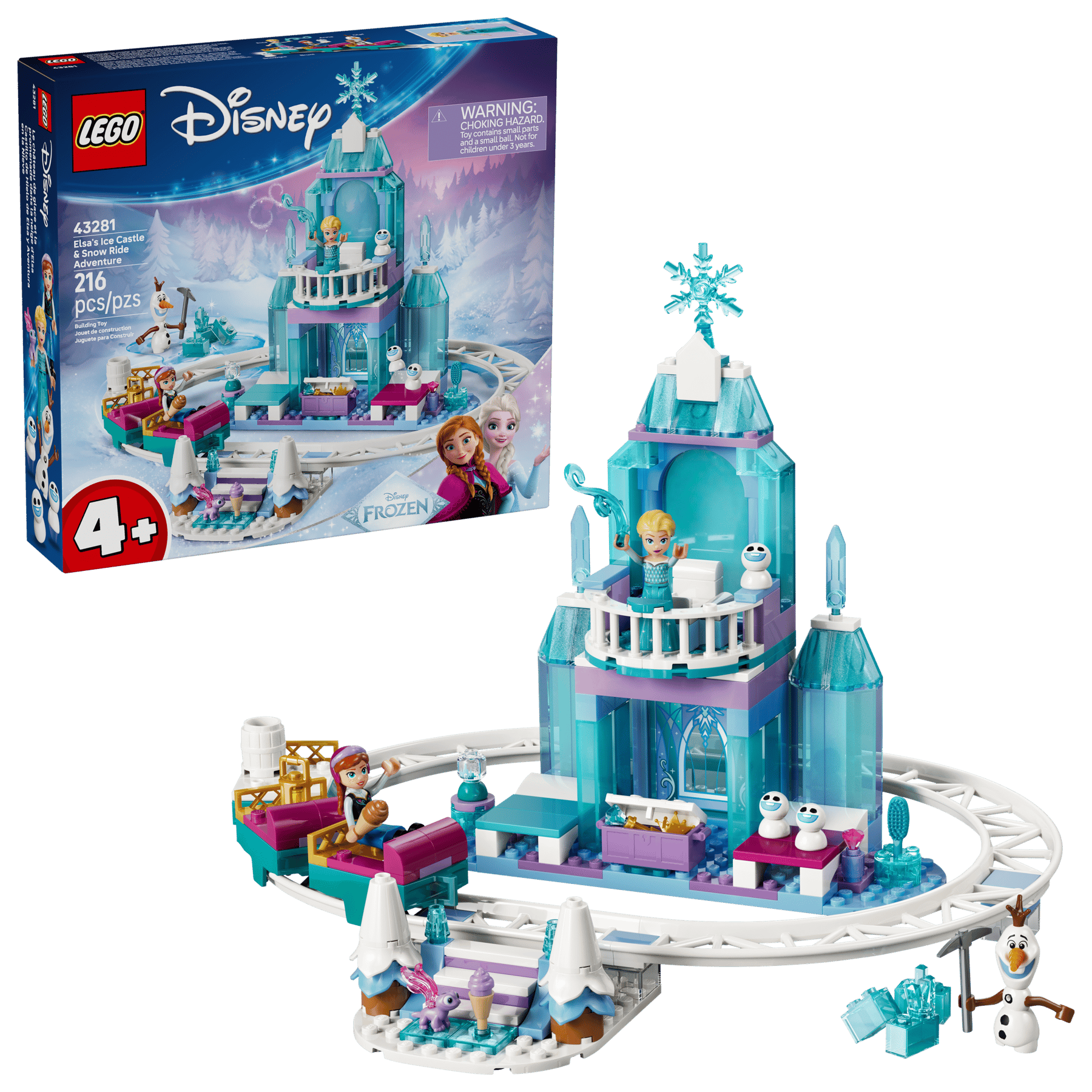 LEGO Disney Frozen Château Elsa 43281 - vue d'ensemble