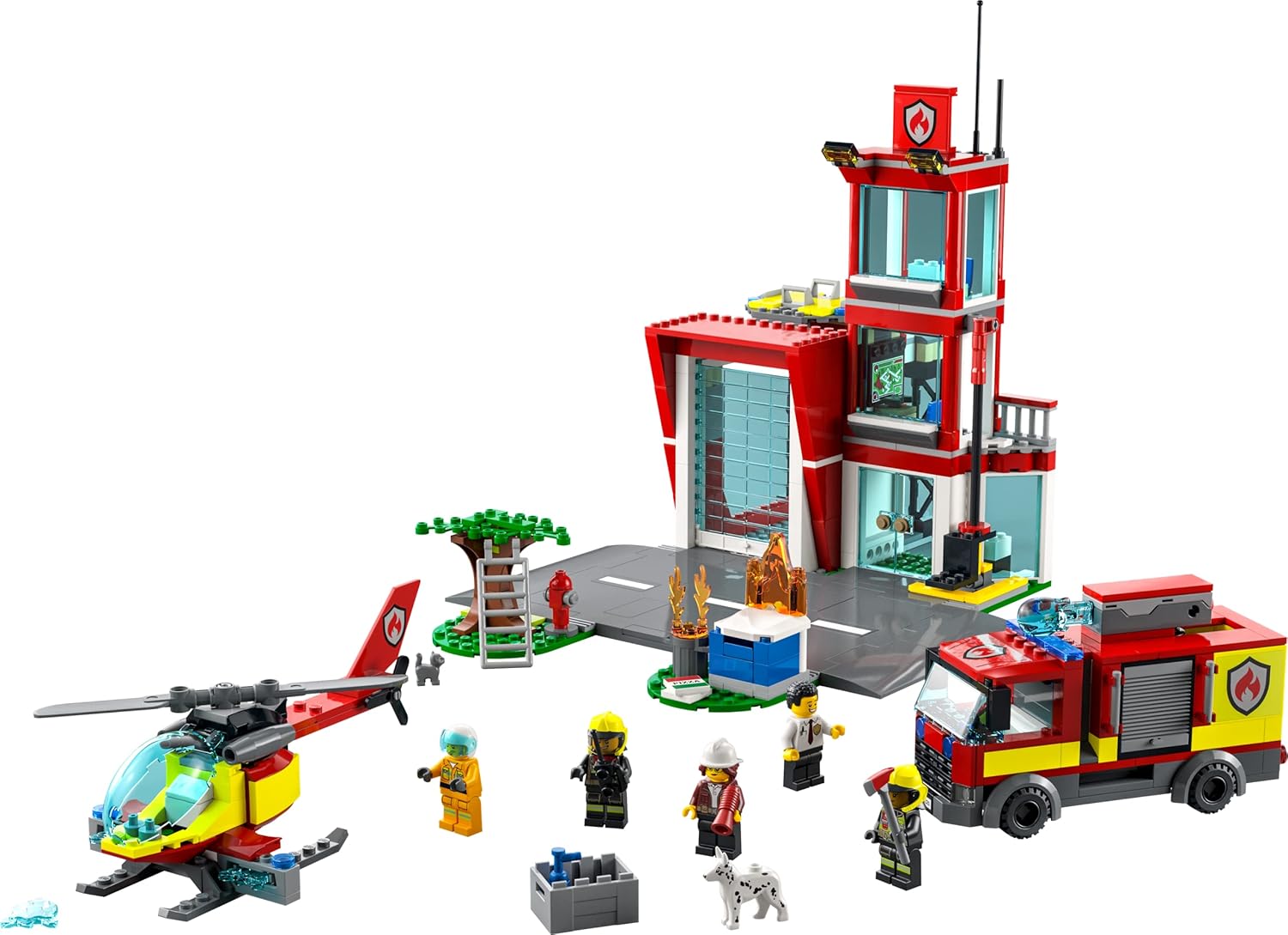 LEGO City La caserne des pompiers 60320 - vue alternative