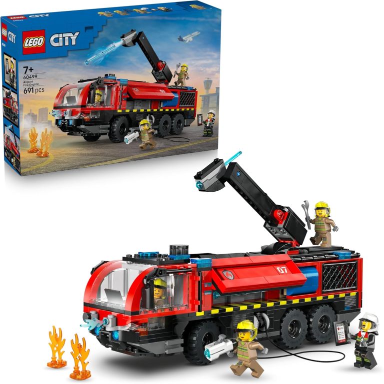 LEGO City Le Camion de Pompiers de l&rsquo;Aéroport 60499 : Avis et test