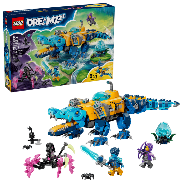 LEGO DREAMZzz Le Sous-Marin Crocodile 2-en-1 71512 : Avis et test