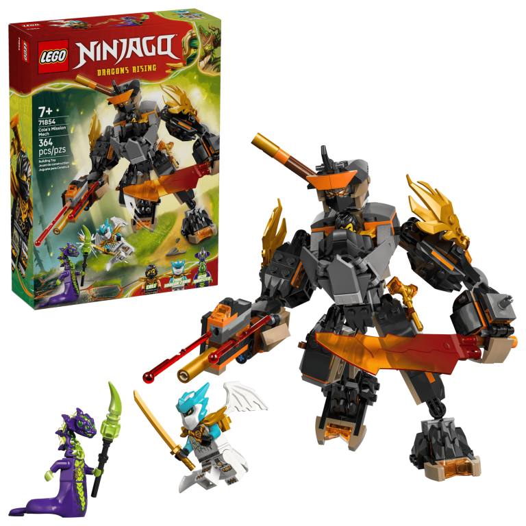 LEGO Ninjago La Mission du Robot de Cole et le Dragon Zane 71854 : Avis et test