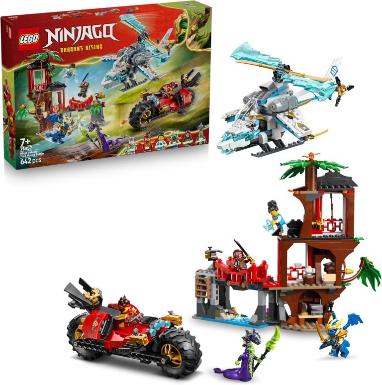 LEGO Ninjago La Cabane et les Véhicules des Ninjas 71857 : Avis et test