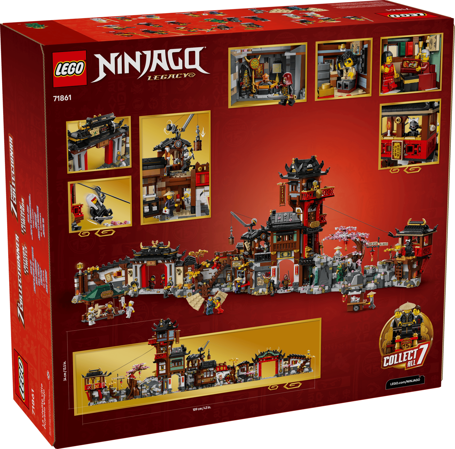 LEGO Ninjago Vieille Ville 71861 - mise en scène