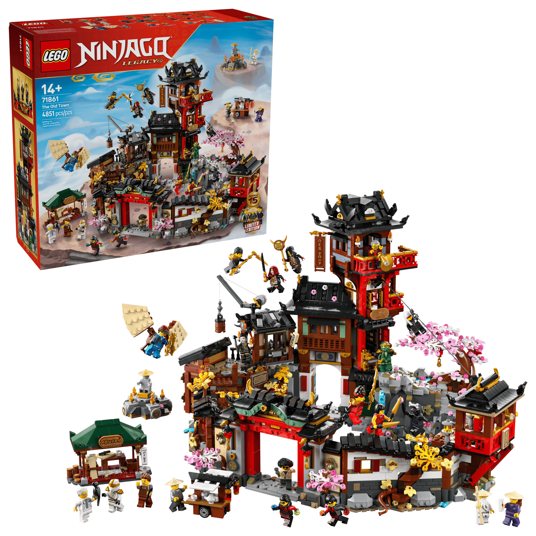 LEGO Ninjago Vieille Ville 71861 - vue d'ensemble
