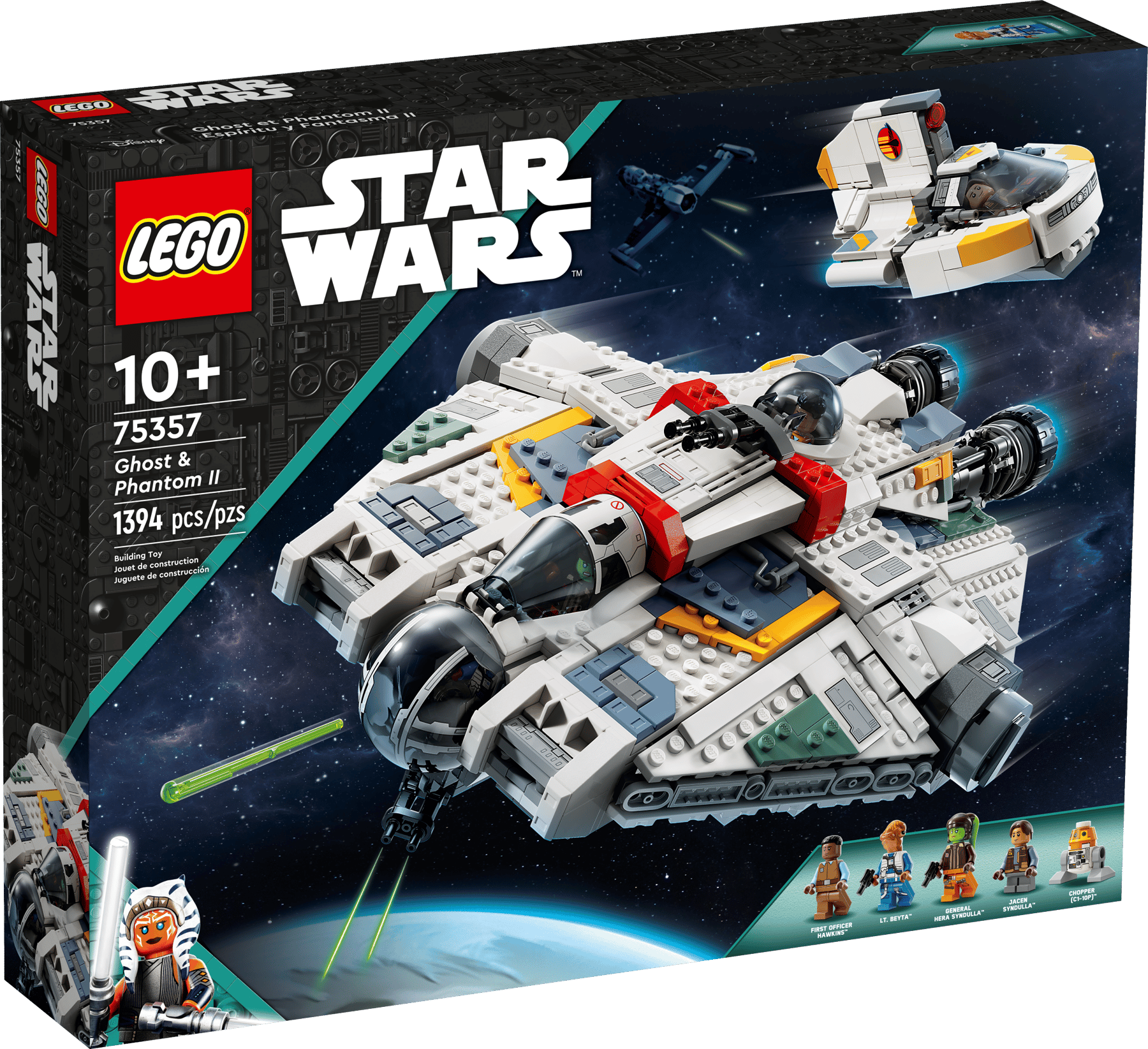 LEGO Star Wars Ghost et Phantom II 75357 - vue d'ensemble