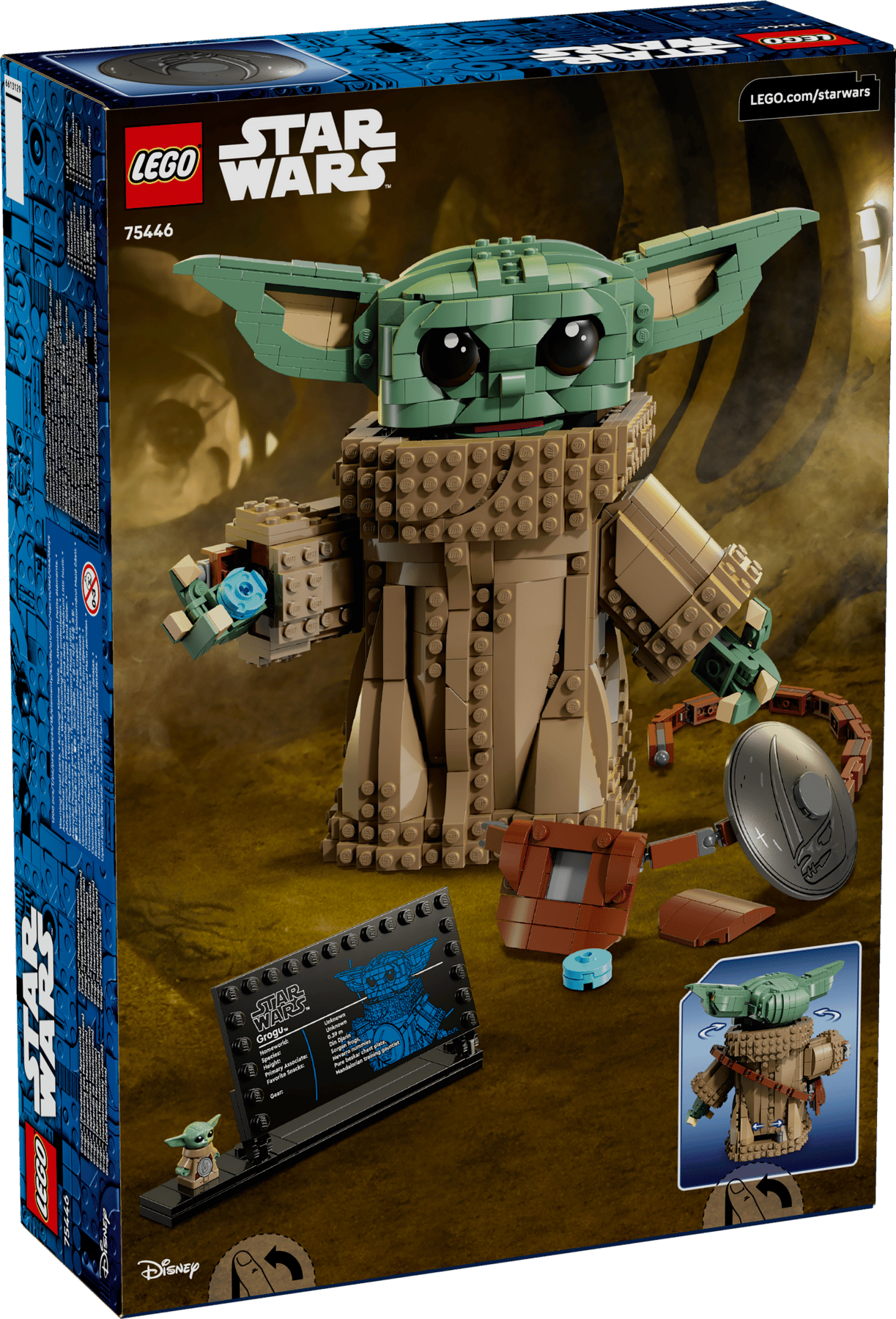 LEGO Star Wars Grogu Apprenti Mandalorien 75446 - mise en scène