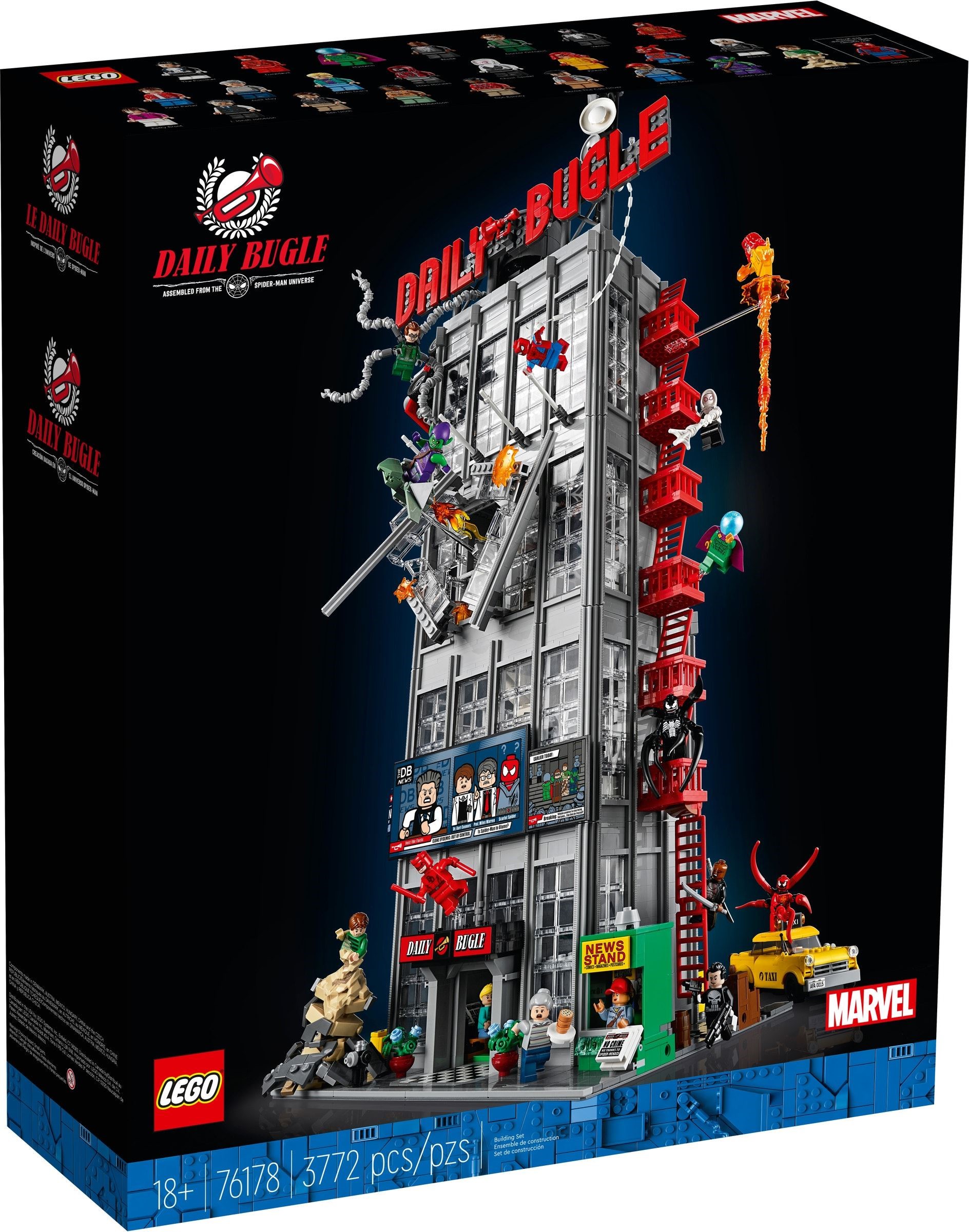 LEGO Marvel Daily Bugle Spider-Man 76178 - vue d'ensemble