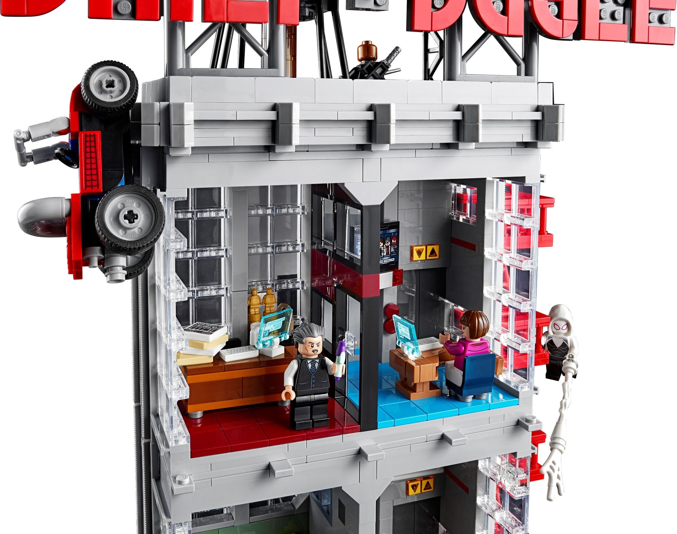 LEGO Marvel Daily Bugle Spider-Man 76178 - mise en scène