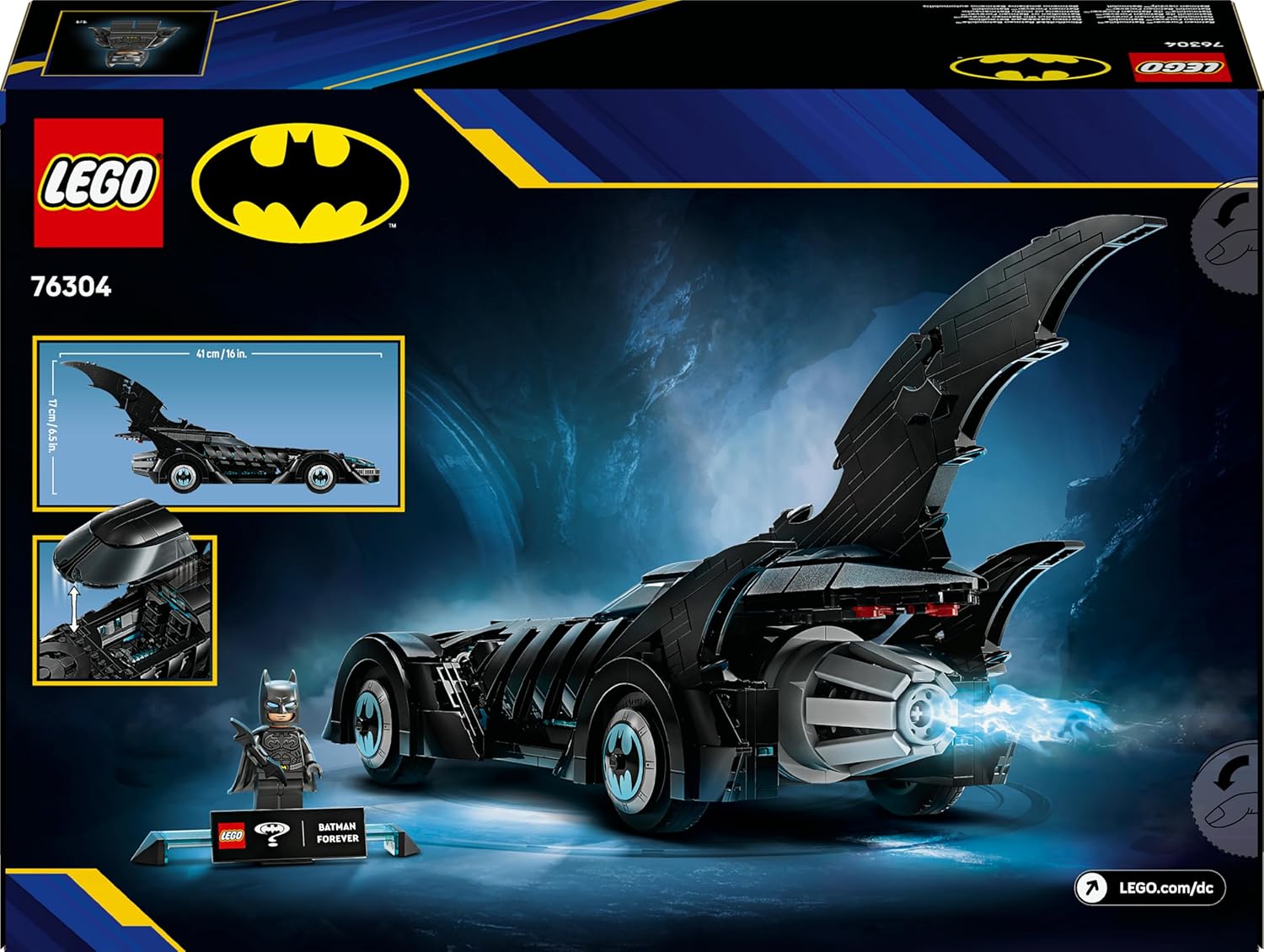 LEGO DC Batmobile Forever 76304 - mise en scene