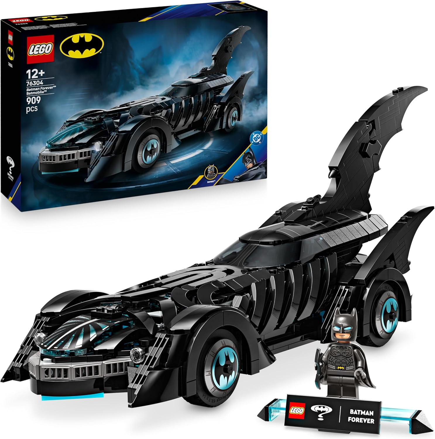 LEGO DC Batmobile Forever 76304 - vue d'ensemble