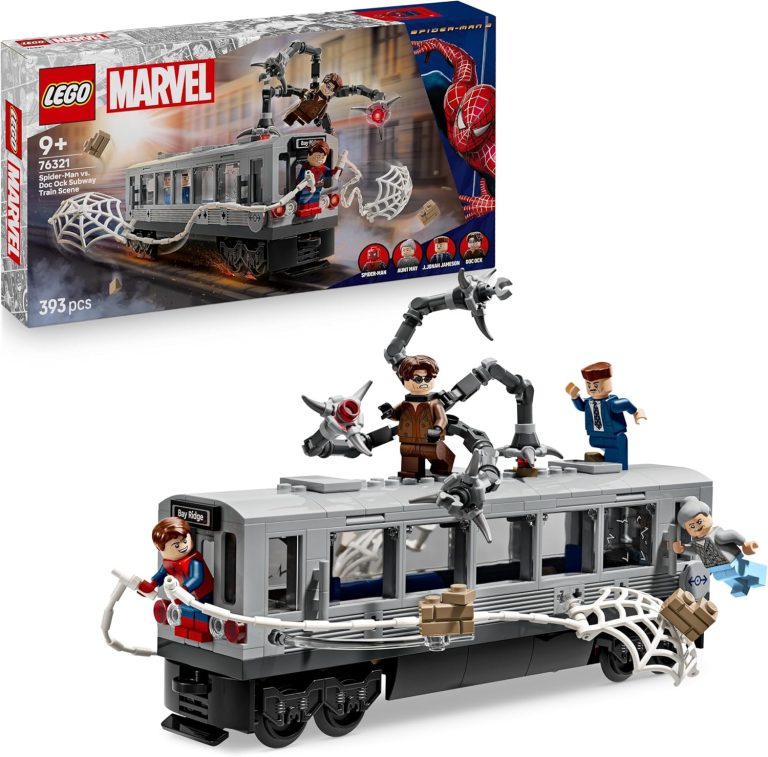 LEGO Marvel La Scène du Train de Spider-Man et Docteur Octopus 76321 : Avis et test
