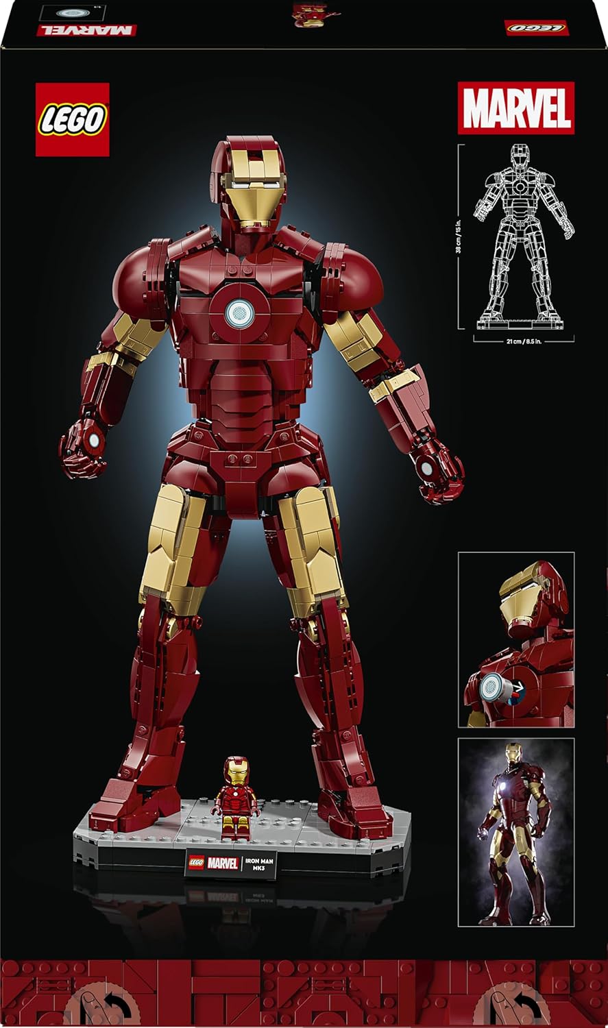 LEGO Marvel Iron Man Mark 3 76344 - mise en scène