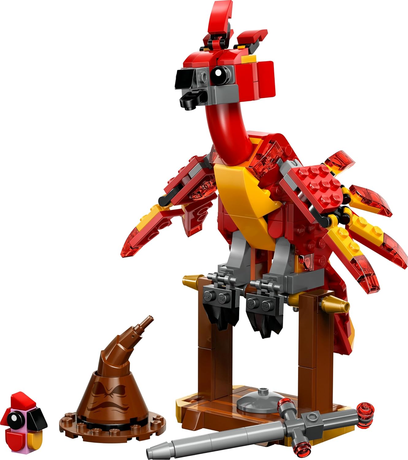 LEGO Harry Potter Fumseck Phénix 76448 - vue alternative