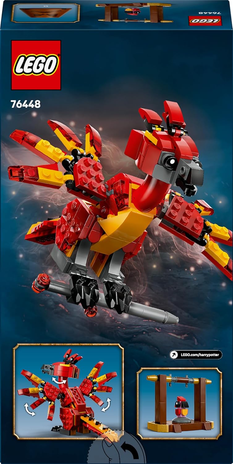 LEGO Harry Potter Fumseck Phénix 76448 - mise en scène
