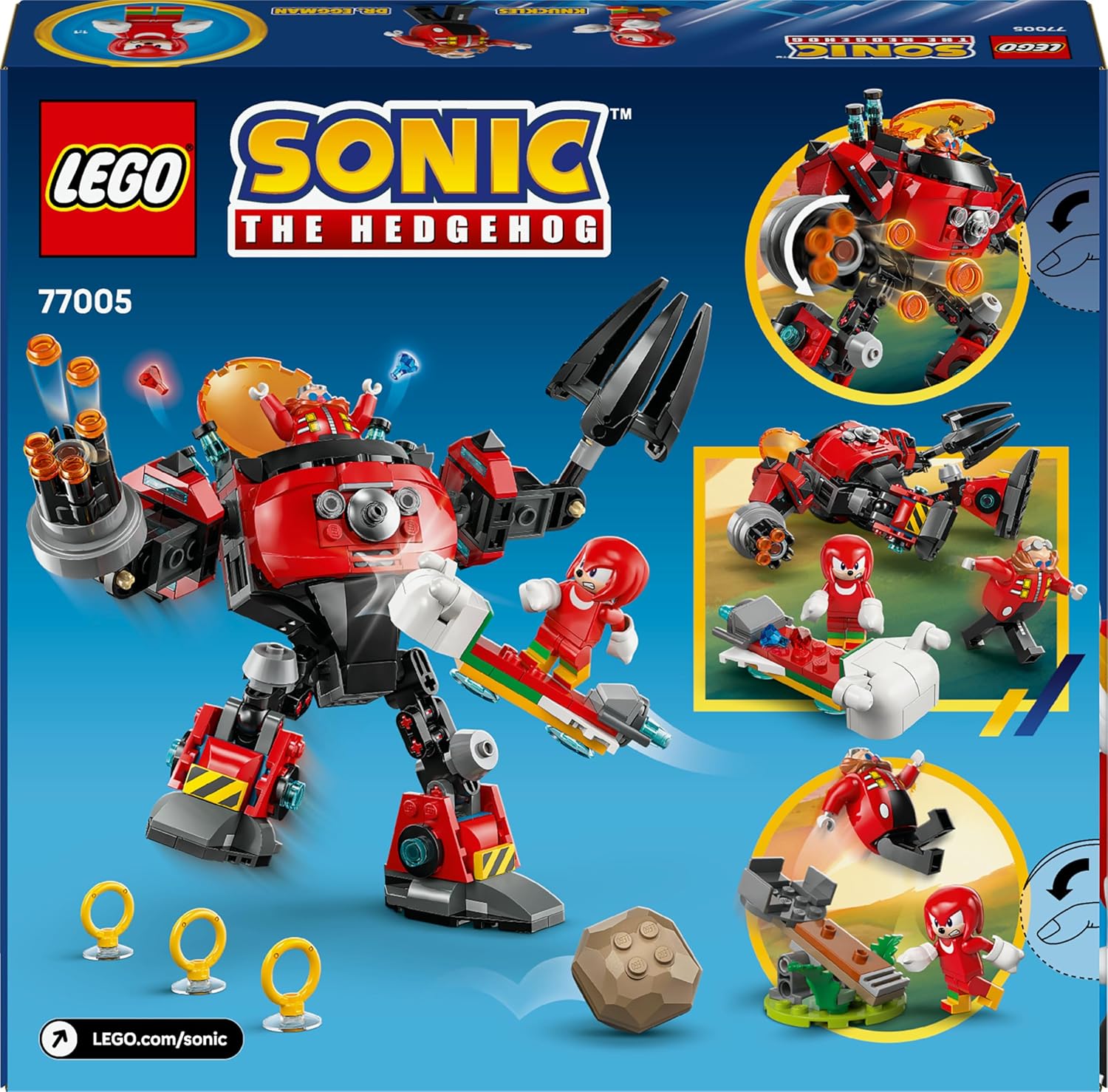 LEGO Sonic Knuckles Egg Crusher 77005 - mise en scene