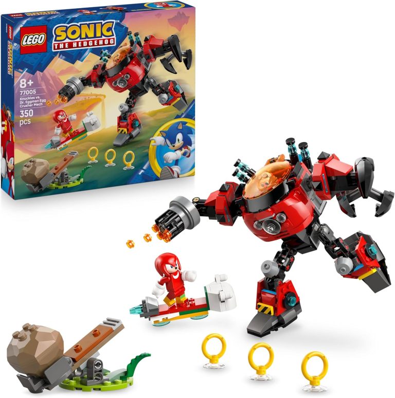 LEGO Sonic Knuckles contre l&rsquo;Egg Crusher de Dr. Eggman 77005 : Avis et test