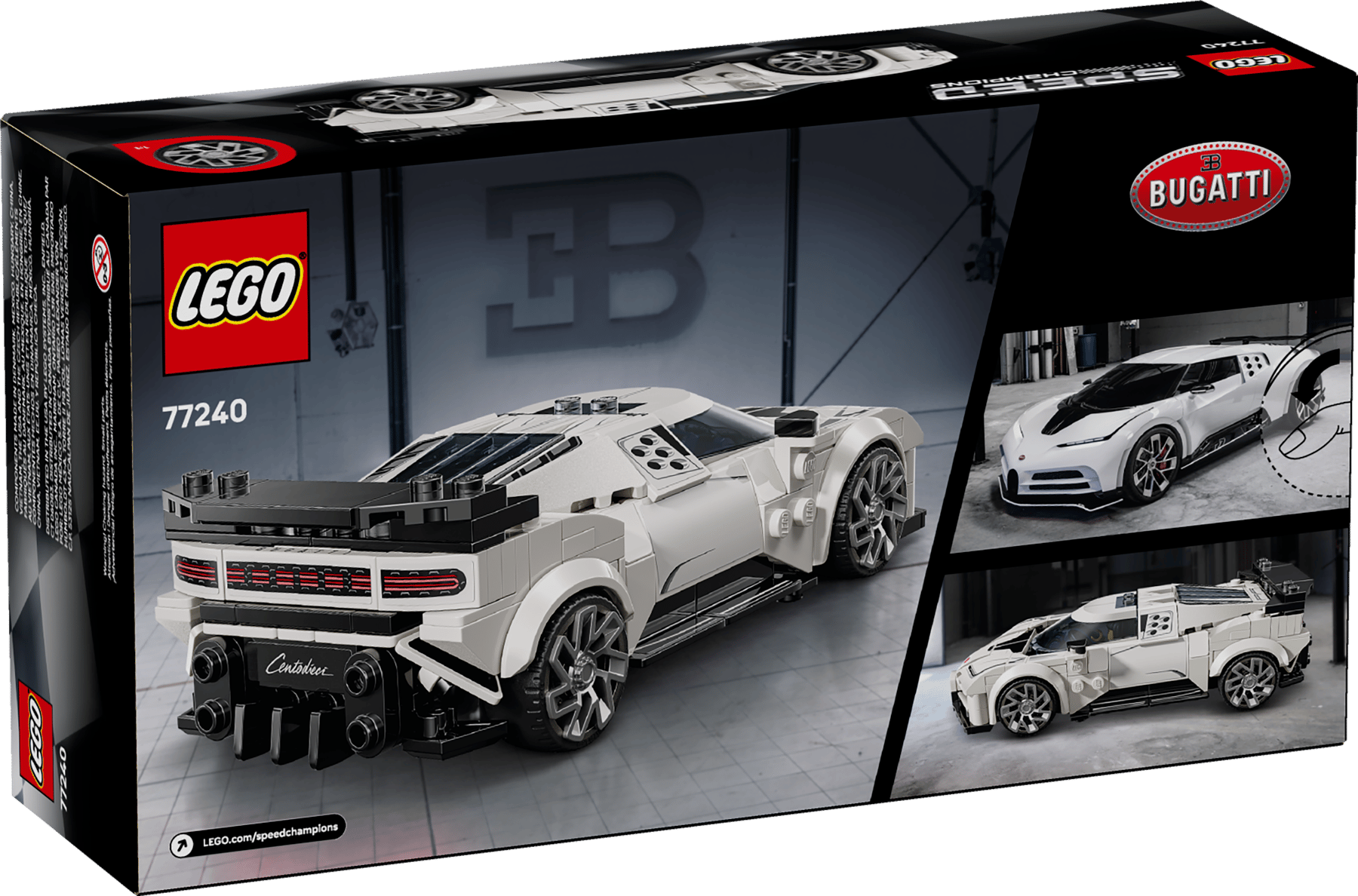 LEGO Speed Champions Bugatti Centodieci 77240 - mise en scene