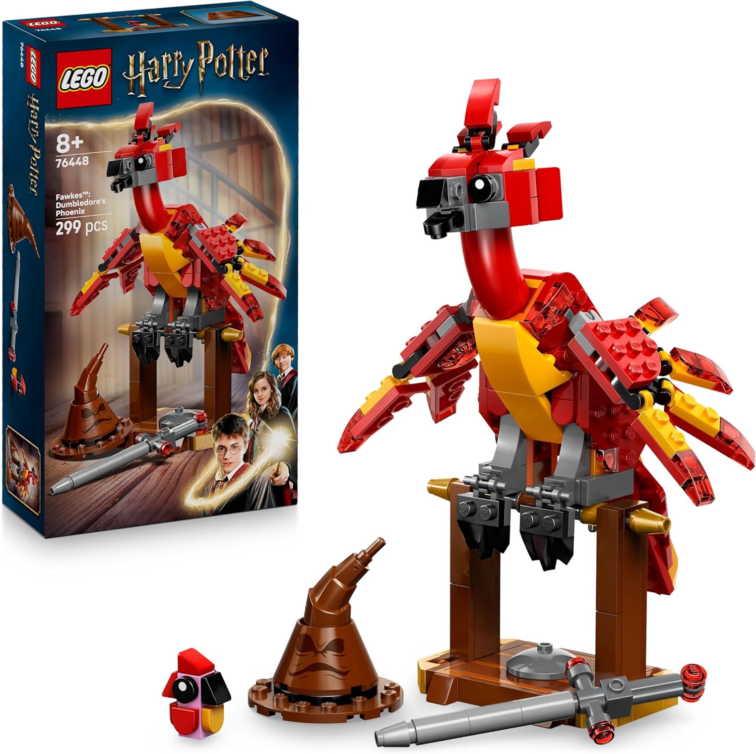 LEGO Harry Potter Fumseck Phénix 76448 - vue d'ensemble